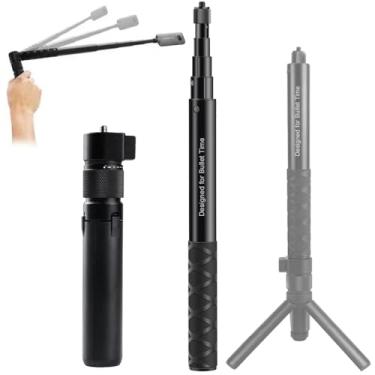 Imagem de Bastão de selfie e tripé portátil para câmera Insta360 Bullet Time, acessórios de proteção para Insta360 X4/X3/GO 3S/ One X2/One RS/One R/One etc. Acessórios para câmeras esportivas