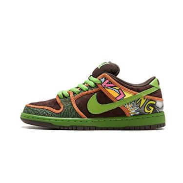 Imagem de Nike Dunk Low PRM DLS SB QS De La Soul - 789841 332, Safari/Altitude Green-brq Brwn, 40