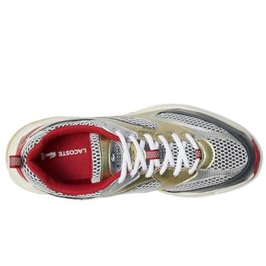 Imagem de Lacoste Tênis masculino Storm 96 2k, Vermelho/branco, 39