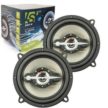 Imagem de Par Alto Falante 5 Polegadas Quadriaxial Leson Ls5 200W 4 Oh