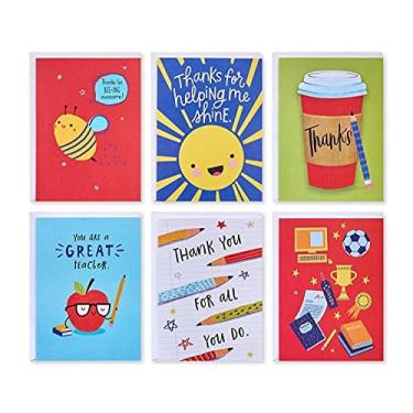 Imagem de Saudações Americanas Professor Cartões de Agradecimento com Envelopes, Apreciação do Professor (48-Contagem)