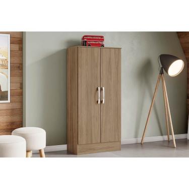 Imagem de Armário Multiuso Lavanderia Zafira B14 c/ 2 Portas Rústico - Henn