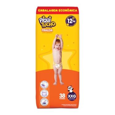 Imagem de FRALDA DESCARTAVEL INFANTIL PIQUITUCHO HIPER XXG 38 x 2