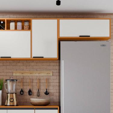 Imagem de Armário Aéreo de Geladeira 01 Porta Ravena Poliman Móveis