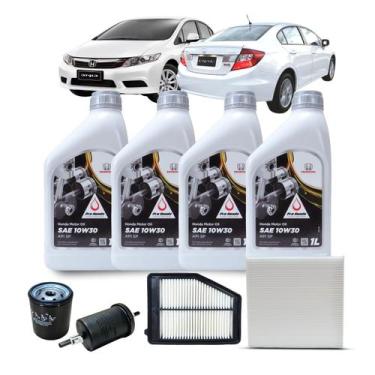 Imagem de Kit Troca de Óleo Civic Flex 1.8 16v G9 2012-2013 - HONDA
