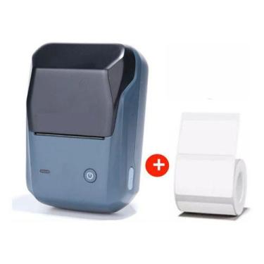 Imagem de Impressora Etiquetas Niimbot B1 + 1 Rolo (pronta Entrega), Cinza