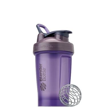 Imagem de BlenderBottle Coqueteleira clássica V2 perfeita para shakes de proteína e pré-treino, 590 ml, roxo
