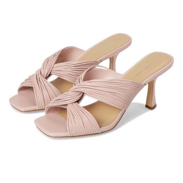 Imagem de Michael Kors Sandália feminina Alessia Mule com salto, Rosa esfumaçada, 39