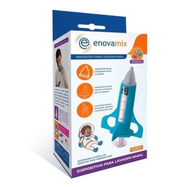 Imagem de Dispositivo para lavagem Nasal Enovamix Azul