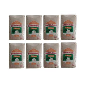 Imagem de 8 Erva Mate Chimarrão PAGNUSSAT DEFUMADA BARBACUA Carijo 1KG