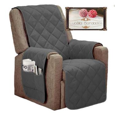 Imagem de Capa protetora para poltrona do papai retratil e reclinavel com fixado