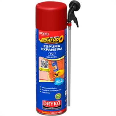 Imagem de Espuma De Poliuret.Dryko 500Ml/340G - Kit C/12 Unidades