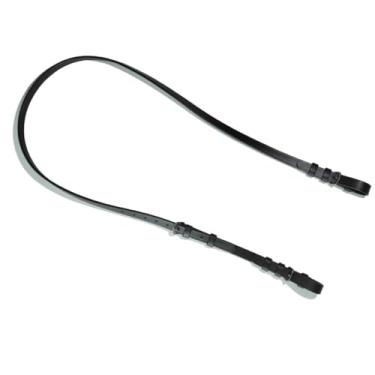 Imagem de Cabeça deslizante de couro de cavalo SIE para converter freio duplo (preto, pônei)