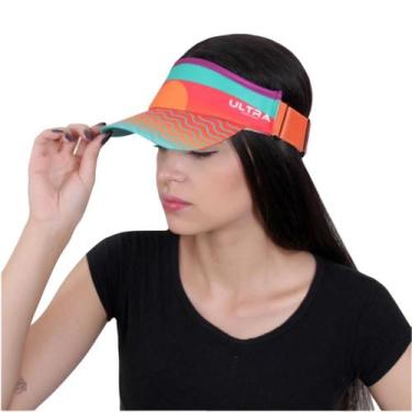 Imagem de Viseira De Praia Esportiva Ajustável Unissex Verão Proteção - Ultra Ná