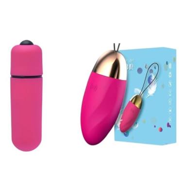 Imagem de Kit Prazer Extremo 2- Vibrador Recarregável com Controle Remoto + Mini Vibrador Discreto