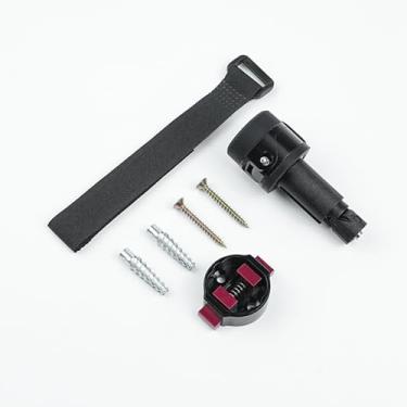 Imagem de NELboNs Suporte de parede de bicicleta Suporte de liga para guidão para bicicleta de montanha / bicicletas de estrada na garagem (preto, bicicleta de estrada)