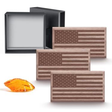 Imagem de FDAIUN Purificador de ar para carro pequeno difusor de madeira novo conjunto de cheiro eliminador de odores de carro (refil * 3 peças, perfume âmbar)