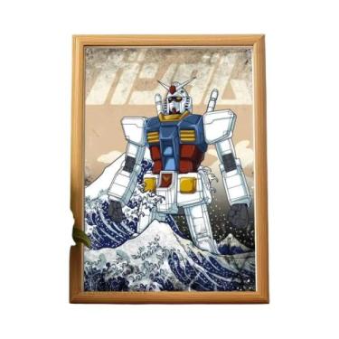 Imagem de Kawaii Japonês Estilo Showa Gundam Poster Adesivos Hd Arte Murais De P