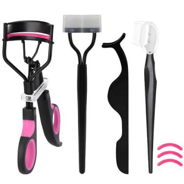 Imagem de Modelador De Cílios Profissional Feminino Com Almofadas De Reposição, 
