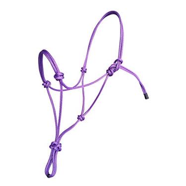 Imagem de Cordas de cavalo Halters - 11 tamanhos - Miniatura, Foal, Weanling, Pony, Cob/Árabe, Cavalo, Warmblood, Draft & Custom (Miniatura, Roxo)