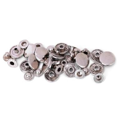 Imagem de Hztyyier Botões Redondos de Latão Puro Conjunto de Prensa Durável para Roupas de Bolsas de Roupas 50pcs (15mm)