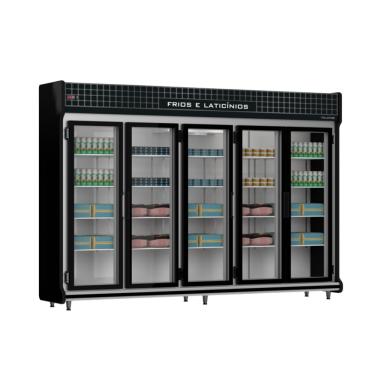Imagem de Expositor Refrigerado Auto Serviço Polofrio 3,00m 5 Portas 2157 220v