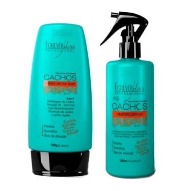 Imagem de Kit Cachos Creme de Pentear e Umidificador Forever Liss