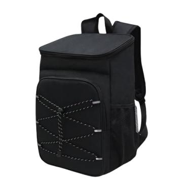 Imagem de Bolsa térmica para almoço, bolsa de resfriamento de grande capacidade, caixa de mercearia portátil macia e resistente, mochila de armazenamento térmico à prova d'água para homens e mulheres