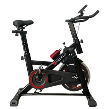Imagem de Bicicleta Ergométrica Spinning Silenciosa com Roda de Inércia 20Kg, Ajuste de Intensidade e Monitor Digital – Bike de Exercício Profissional, Ideal para Exercícios em Casa - Cardio Fitness e Emagrecimento