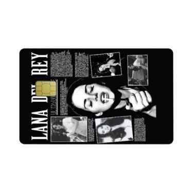 Imagem de Adesivos De Cartão De Crédito Em PVC Black Pink Lana Del Rey 4 Unidade