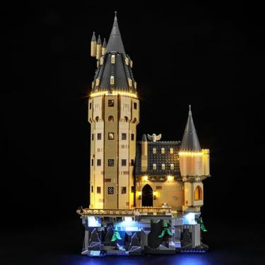 Imagem de BRIKSMAX Kit de luzes 2.0 para o Castelo de Lego-Hogwarts - A Torre Principal - Iluminação LED inovadora compatível com Lego Harry Potter 76454 - Conjunto de modelos não incluído