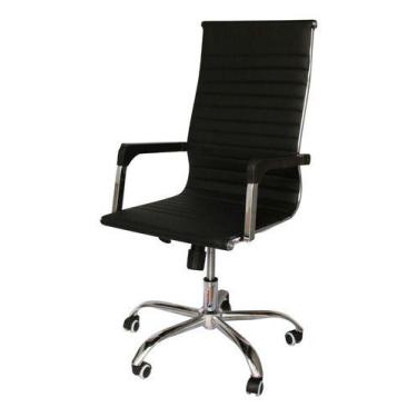 Imagem de Cadeira Escritório Presidente Esteirinha Giratória Lombar - Importway