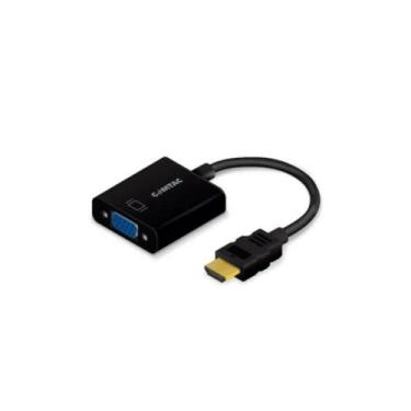 Imagem de Cabo Conversor HDMI para VGA Com Audio Comtac, Cabo 10 Cm, Pretro 2212