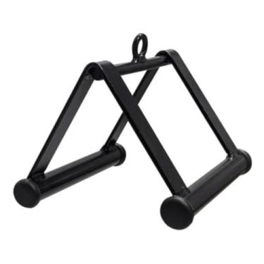 Imagem de Puxador Triangulo Remada Cavalinho Barra Kit Musculação, Barra Academia, Triangulo Academia, Exercícios Remada, Puxador Costas