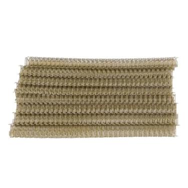 Imagem de Generic Lombo Duplo do Fio de Fios de Ligação, Clicando Em Ferro de 100pcs Coluna para Os Documentos (Ouro claro)