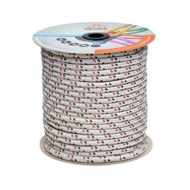 Imagem de Corda Pet Trançada 10mm - Rolo 165 Metros Branca/Colorida Uso em Carre