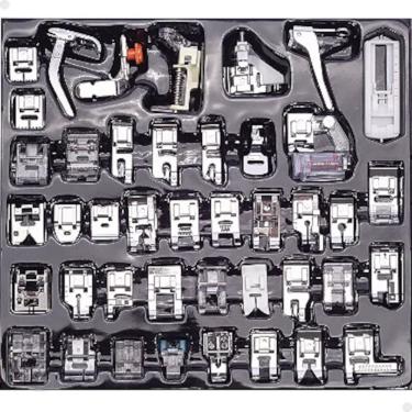 Imagem de 42 Calcadores Lorben Sapata Máquina Costura Brother Singer