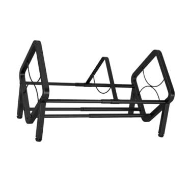 Imagem de ＫＬＫＣＭＳ Suporte para discos de, porta-revistas telescópico, suporte de mesa antiderrapante para exposição em de sala de estar, lareira, quarto