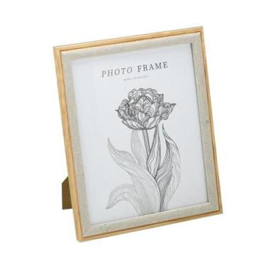 Imagem de Porta retrato 20x25cm mdf vidro areia e marrom espressione