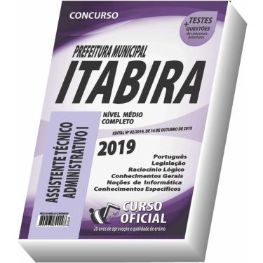 Imagem de Apostila Prefeitura De Itabira Assistente Técnico