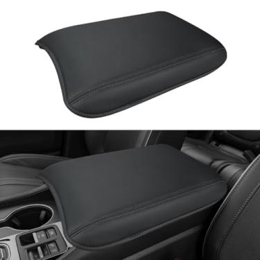 Imagem de INTGET Capa de console central para Honda Pilot Accessories 2023 2024 2025, Ridgeline/Passport 2024-2025 couro carro apoio de braço caixa de descanso protetor de assento médio (pontos pretos com