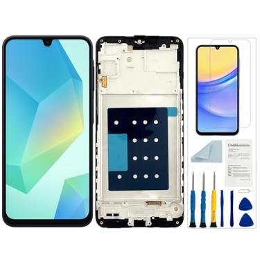 Imagem de Qinqiyue Substituição de tela para Samsung Galaxy A16 5G para Samsung Galaxy A16 tela LCD preta com moldura para Samsung Galaxy A16 SM-A166 Display Touch Screen Assembly Repair Parts