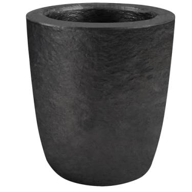 Imagem de Nelyrho Cadinho De Grafite Preta Premium Nº 1-1,3 Kg, Copo Forno Argila Carboneto Silício Para Fundição, Refino Alumínio, Ouro, Prata, Cobre, Latão, Resistente A Altas Temperaturas 1800 °C/3272 °F