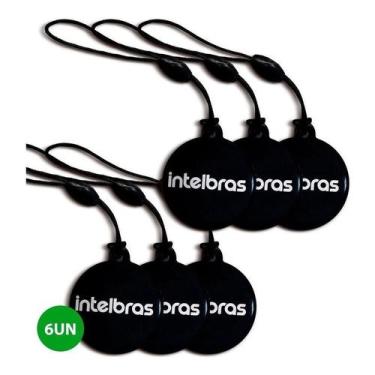 Imagem de Kit 6 Chaveiros RFID XID 1000 Intelbras 13,56MHz À Prova DÁgua Control