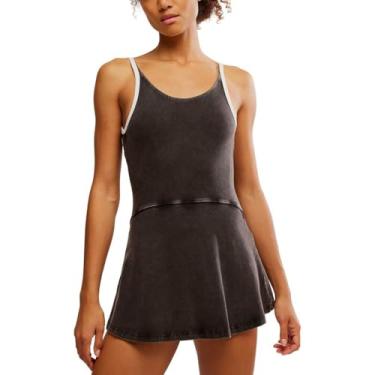 Imagem de Free People Calcinha feminina Hot Shot Skortsie, Preto, GG