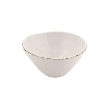 Imagem de G.E.T. Enterprises Urban Mill 623 g Tigela de forma orgânica, redonda de 16 cm, plástico melamina de 6,75 polegadas, coleção Urban Mill B-22-UM-EC (pacote com 4)