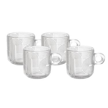 Imagem de Conjunto 4 Xícaras De Vidro Frankfurt 100Ml - Wolff