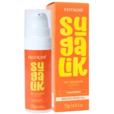 Imagem de Gel Sugalik Sugador Líquido Beijavel Sabor Tangerina Potencializa Esqu