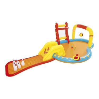 Imagem de Piscina Interativa Inflável 314l Esportes 4,35m X 2,13m X 1,17m Bestwa