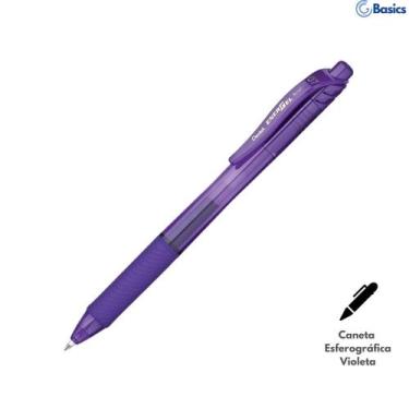 Imagem de Caneta Energel 0.7 mm Esferografica Violeta - Pentel